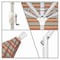 California Umbrella 7.5' White Aluminum Market Patio Umbrella, Sunbrella Gateway Blush 194061338186 - alternate 2